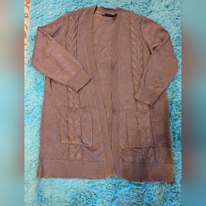 New York Co long open cardigan sweater sz XXL